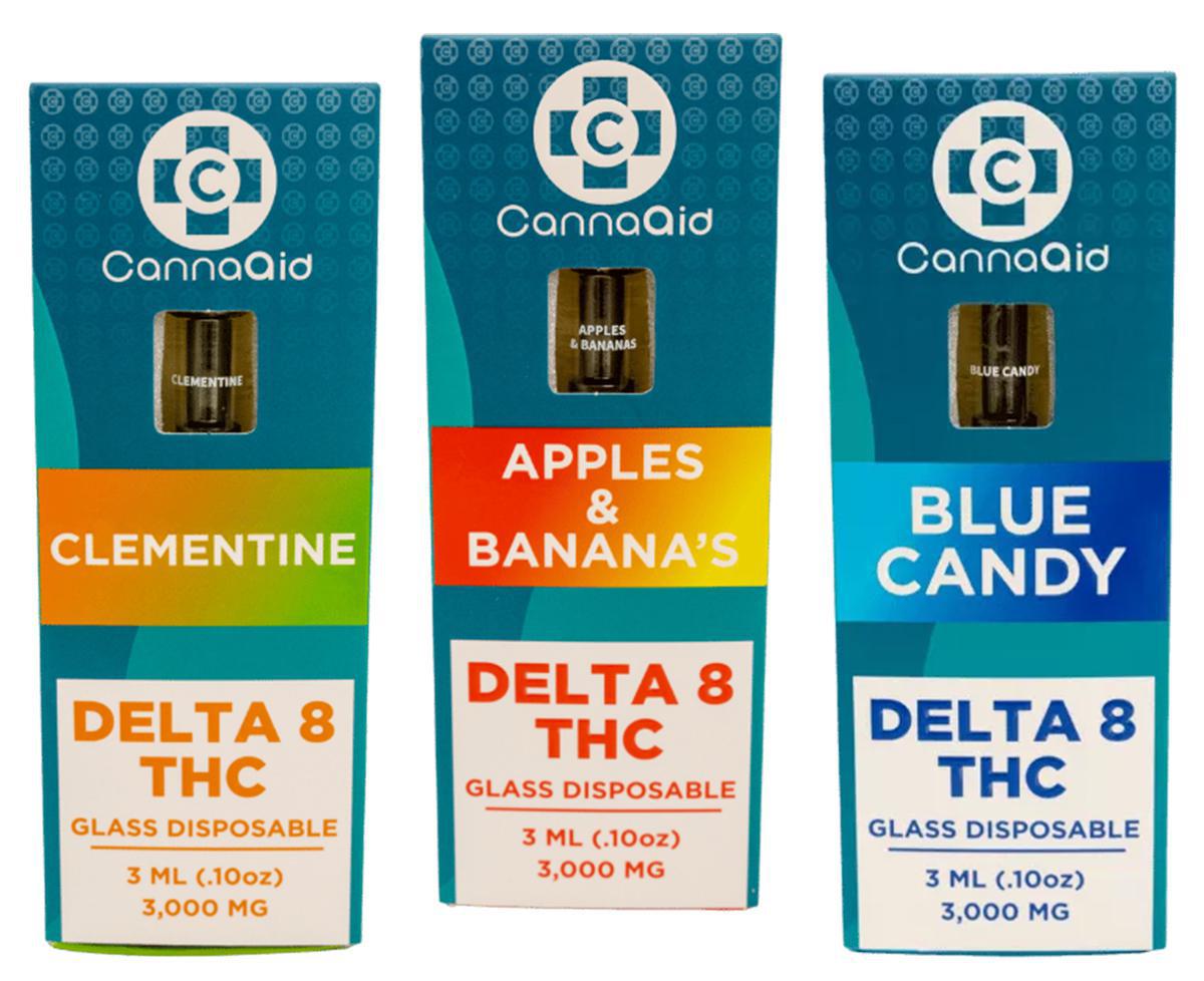 CannaAid Glass Disposable - 3ml (Delta 8)