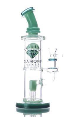 Diamond Glass - Diamond Diow Deux Water Pipe (10")