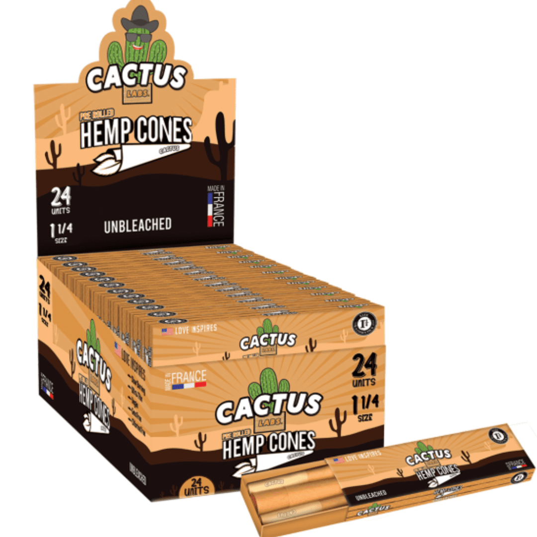 Cactus 1 1/4 Hemp Cones (6ct)