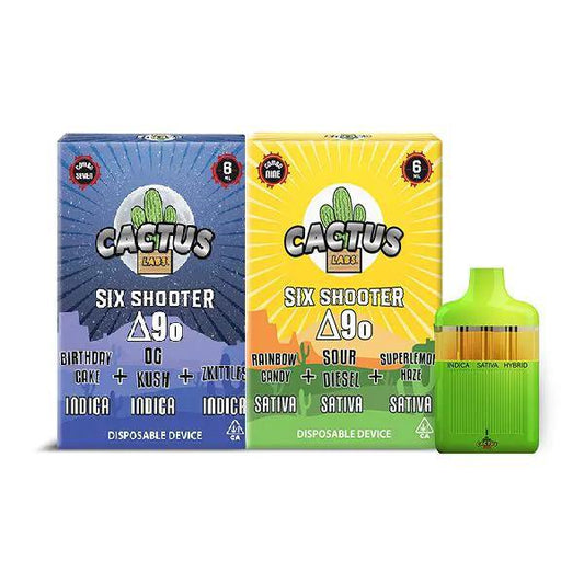 Cactus Labs Six Shooter Disposable - 6g (Delta 9-O + THC-O)