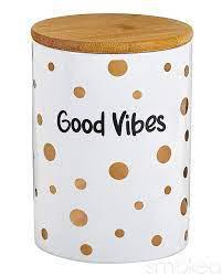 Good Vibes Luxury Ceramic Canister