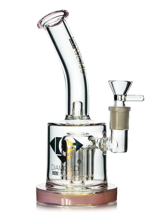 Diamond Glass - Gremlin Water Pipe (8")