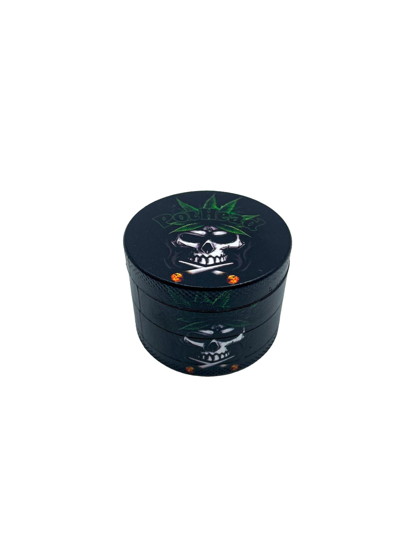 Crushers Pot Leaf Skull - 50mm