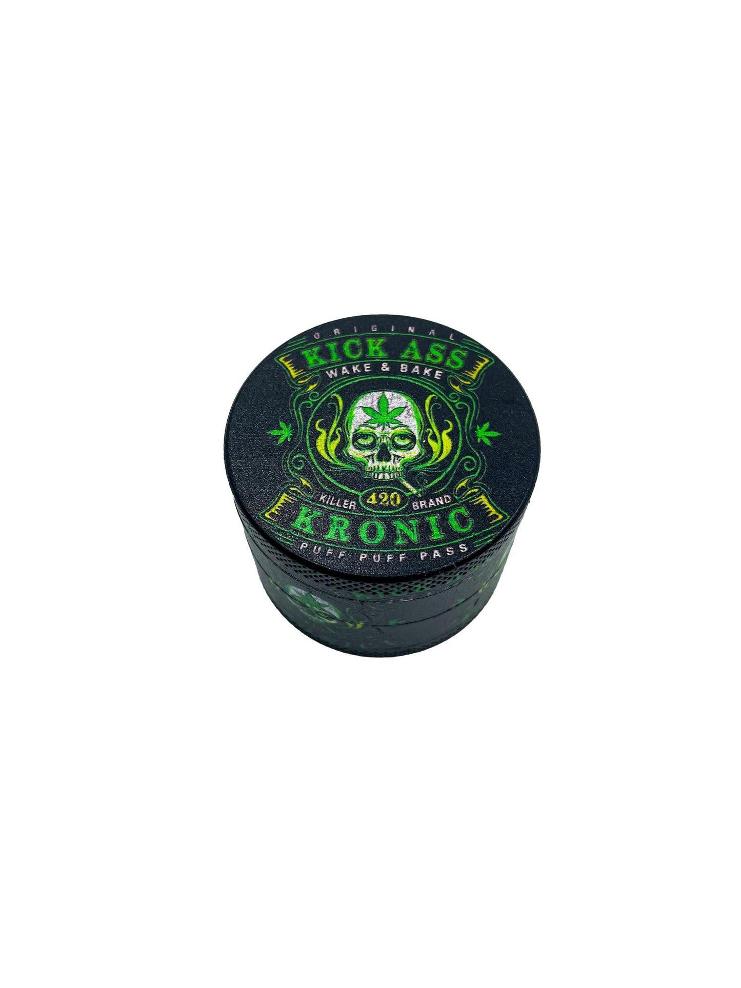 Crushers Pot Leaf Skull - 50mm