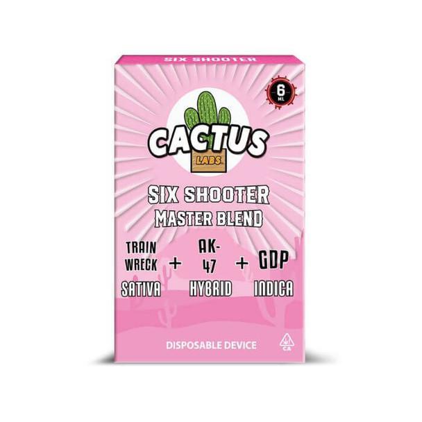 Cactus Labs Six Shooter Master Blend Disposable - 6g (Delta 11+ HHC + THC-O + Delta 8)