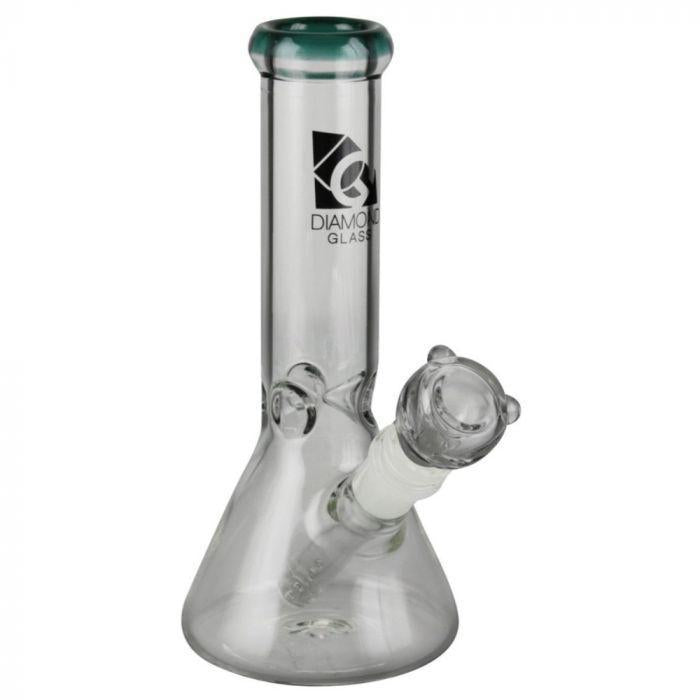 Diamond Glass - Sugar Water Pipe (8")
