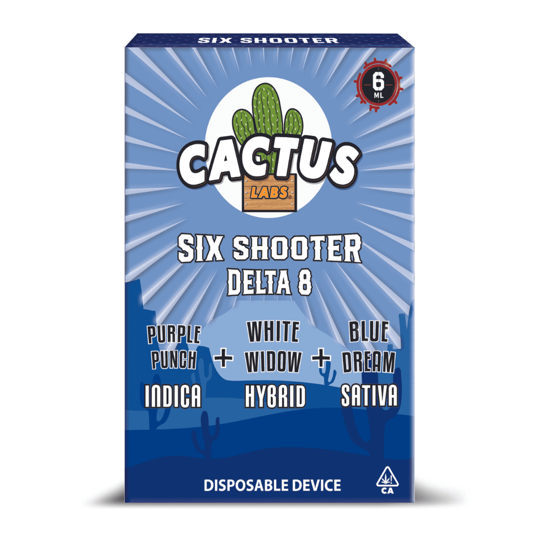 Cactus Labs Six Shooter Disposable - 6g (Delta 8)