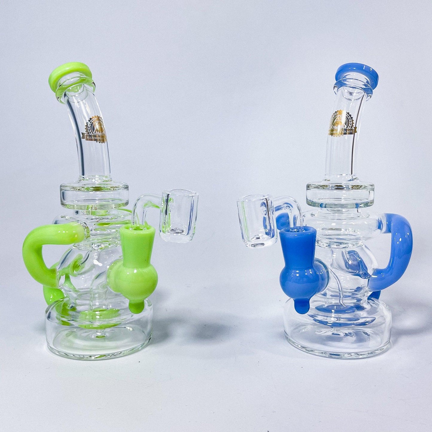 Double Uptake Klein Recycler w/ Color Accents - 7.25"