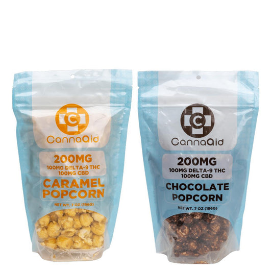 CannaAid Popcorn - 200mg (100mg Delta 9 + 100mg CBD)