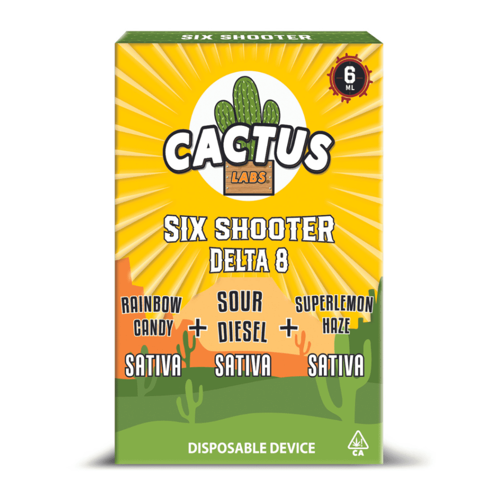 Cactus Labs Six Shooter Disposable - 6g (Delta 8)