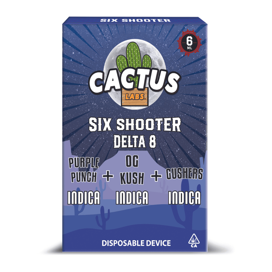 Cactus Labs Six Shooter Disposable - 6g (Delta 8)