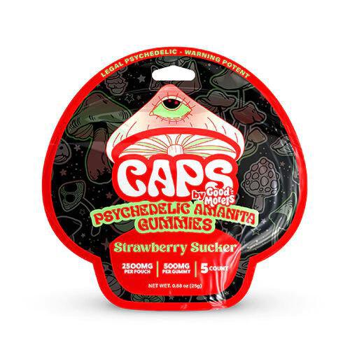 Caps - Psychedelic Amanita Mushroom Gummies (2500mg)