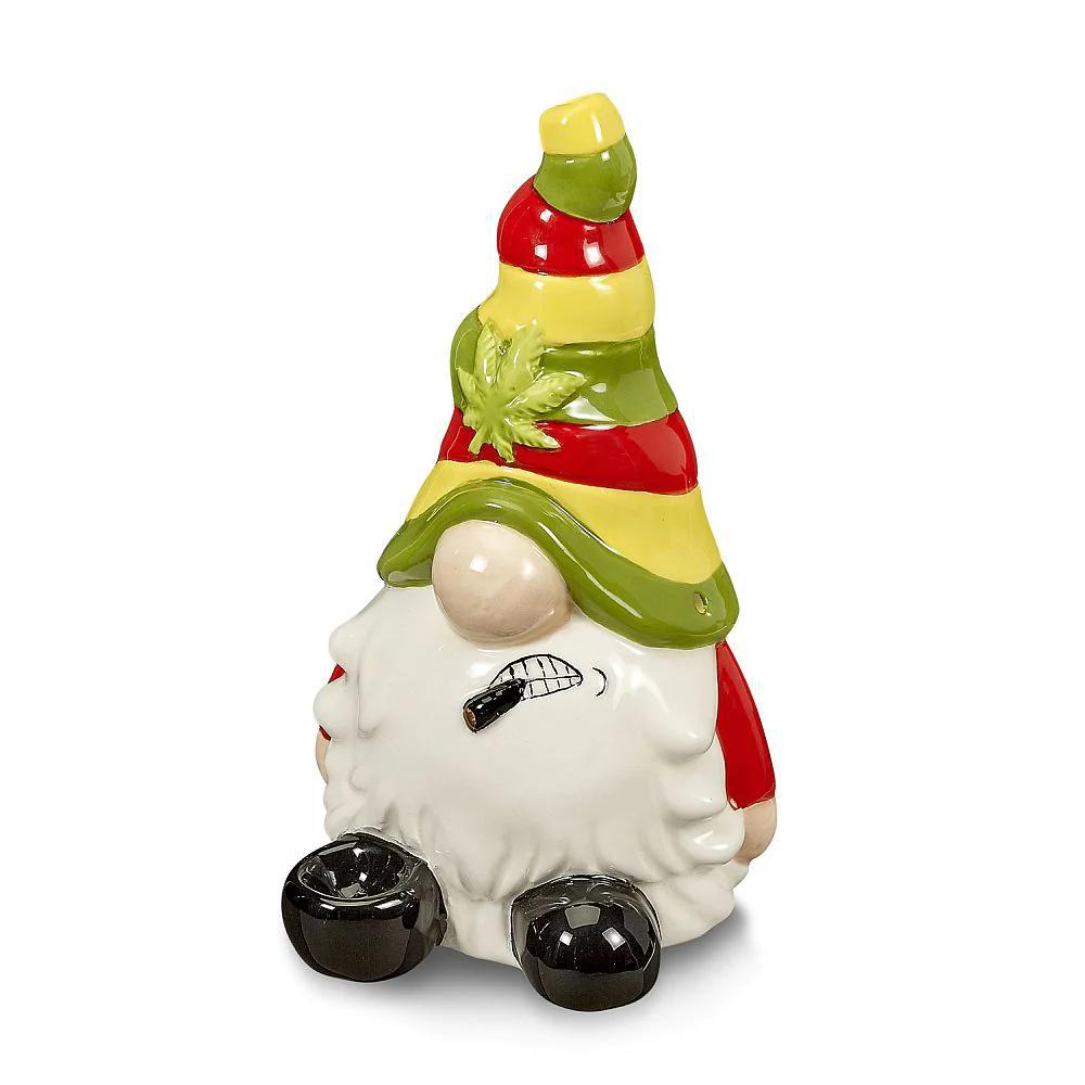 Ceramic Gnome Pipe - 6.75"