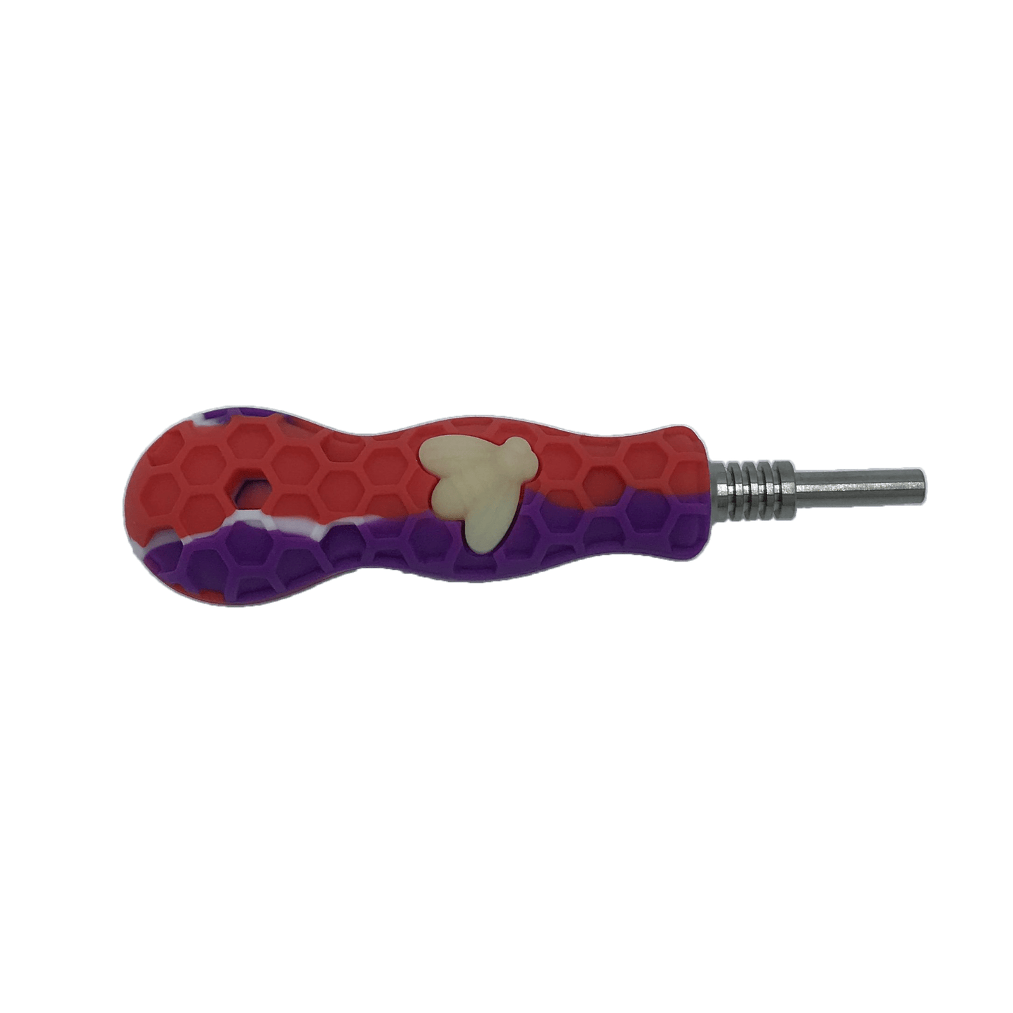 Silicone UV Honeybee Vapor Straw - 4"