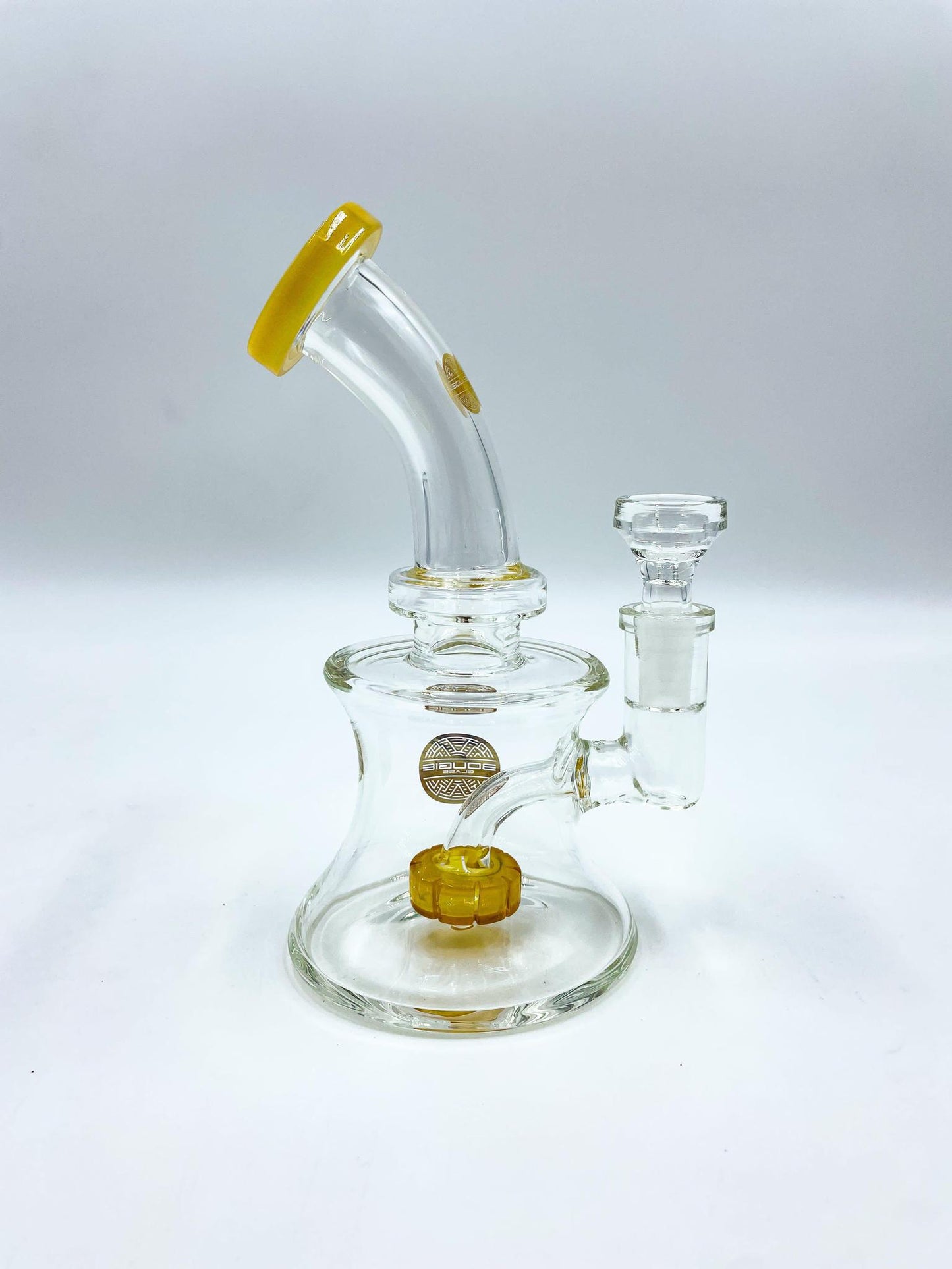Bougie Glass - Bent Can Showerhead Water Pipe ( 10" )