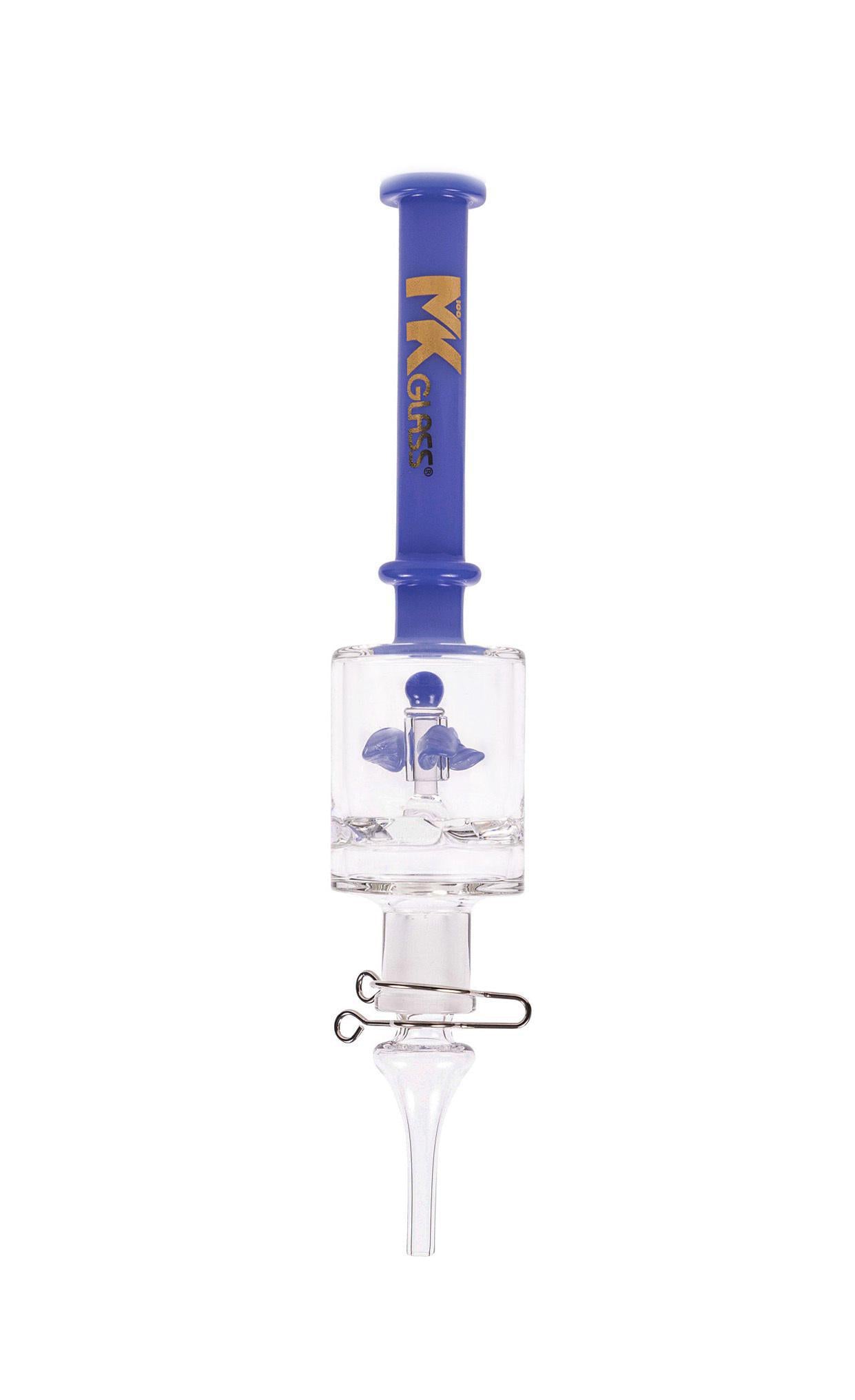 MK100 Glass Dry Tornado Nectar Collector Set - 8"