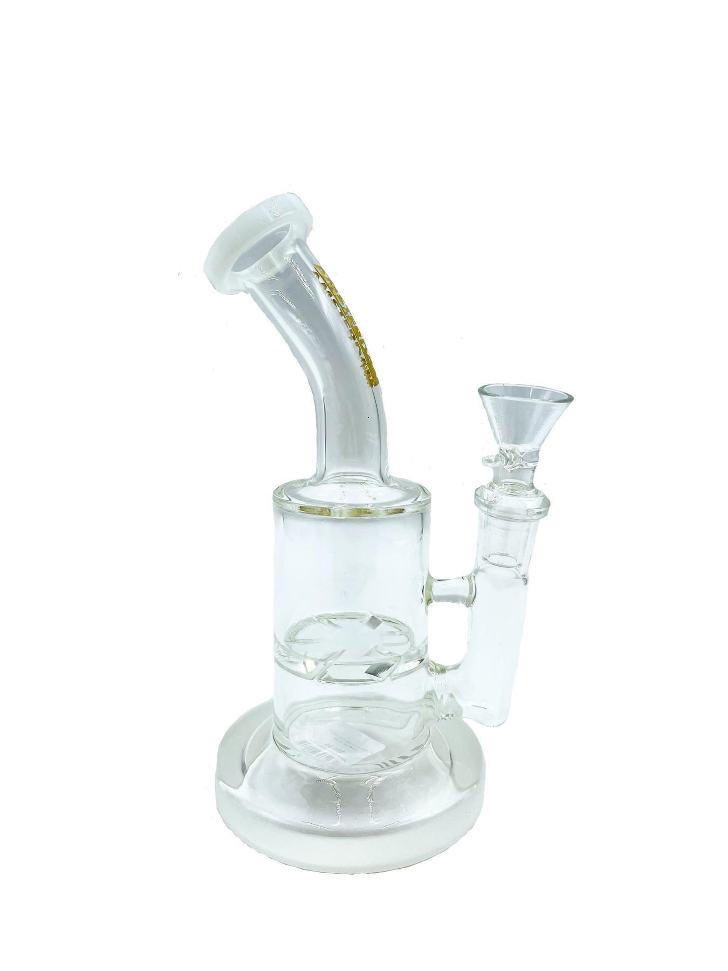 Amsterdam Glass Bent Turbine Water Pipe - 8"