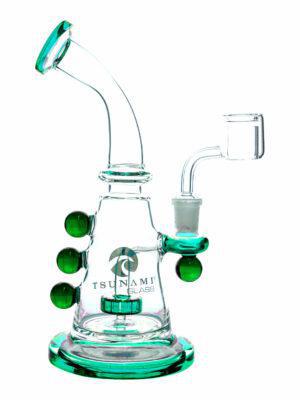 Tsunami Concentrate Rig Showerhead Marble - 9"