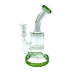 Amsterdam Glass Bent Honeycomb Rig - 7.5"