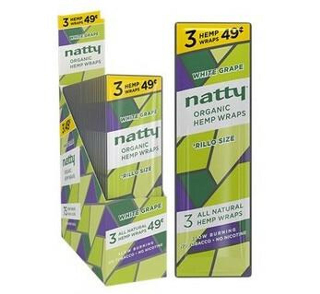 Natty Rilo Organic Hemp Wraps - 3 / $0.49