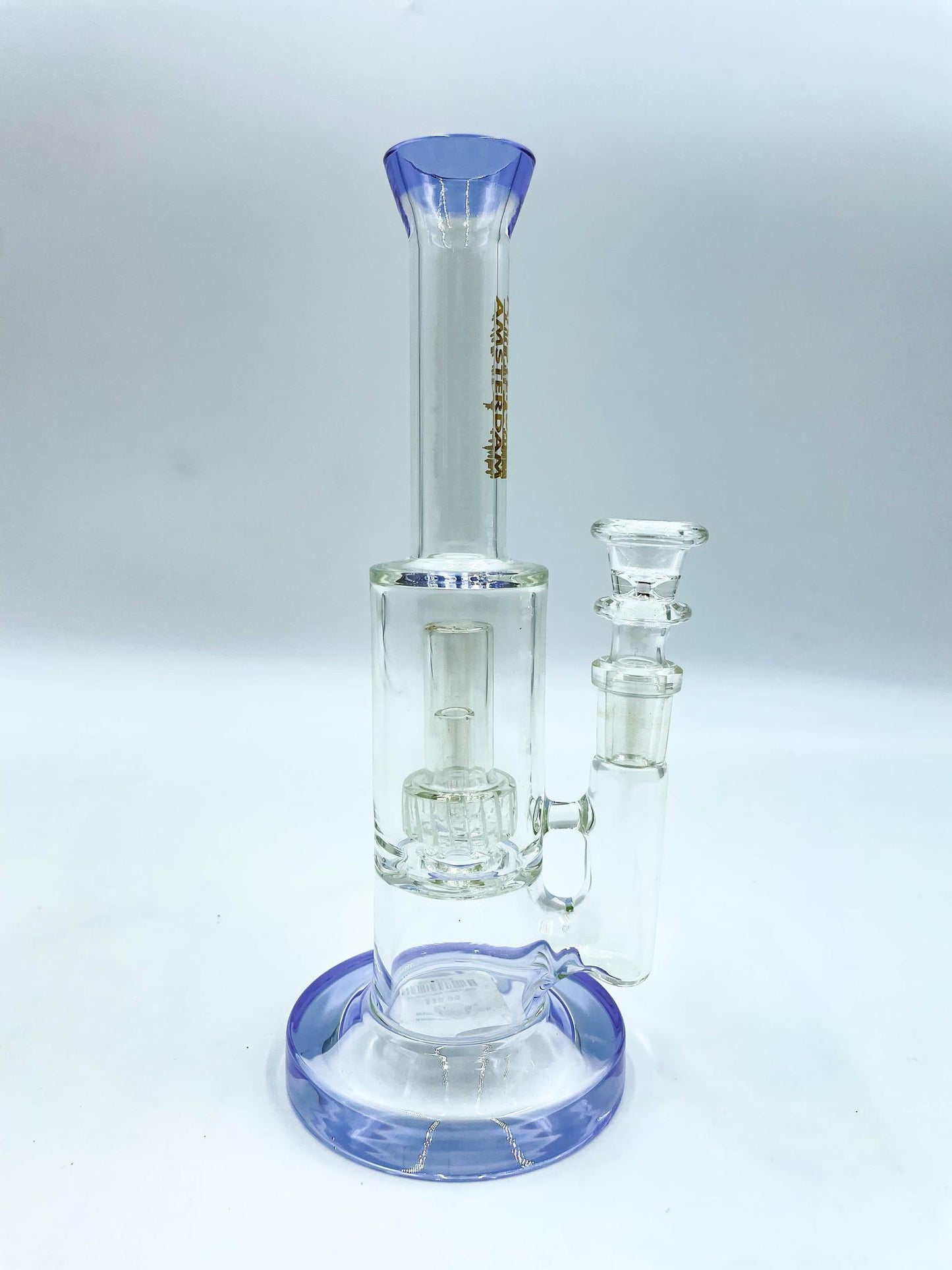 Amsterdam Glass Matrix Water Pipe - 8"