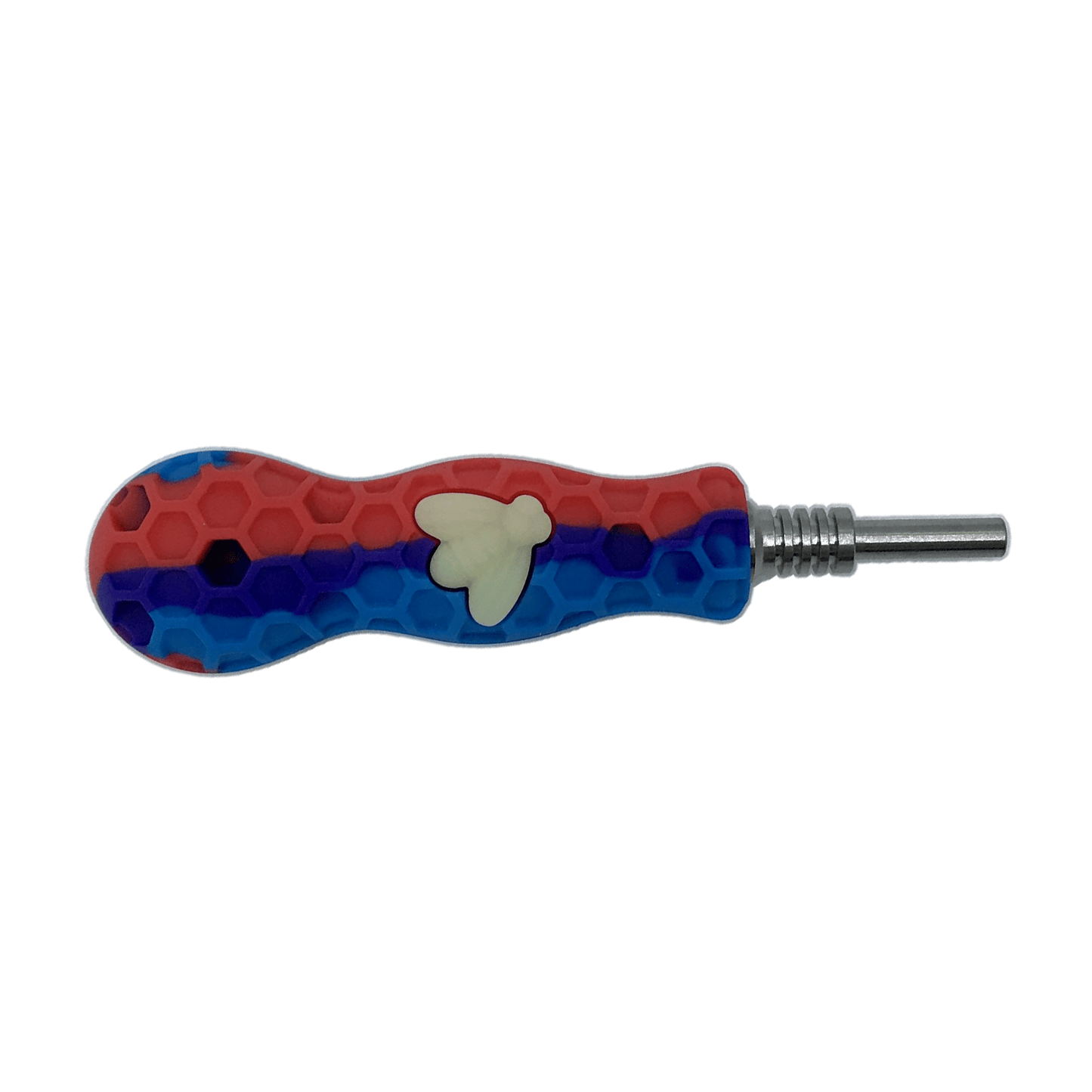 Silicone UV Honeybee Vapor Straw - 4"