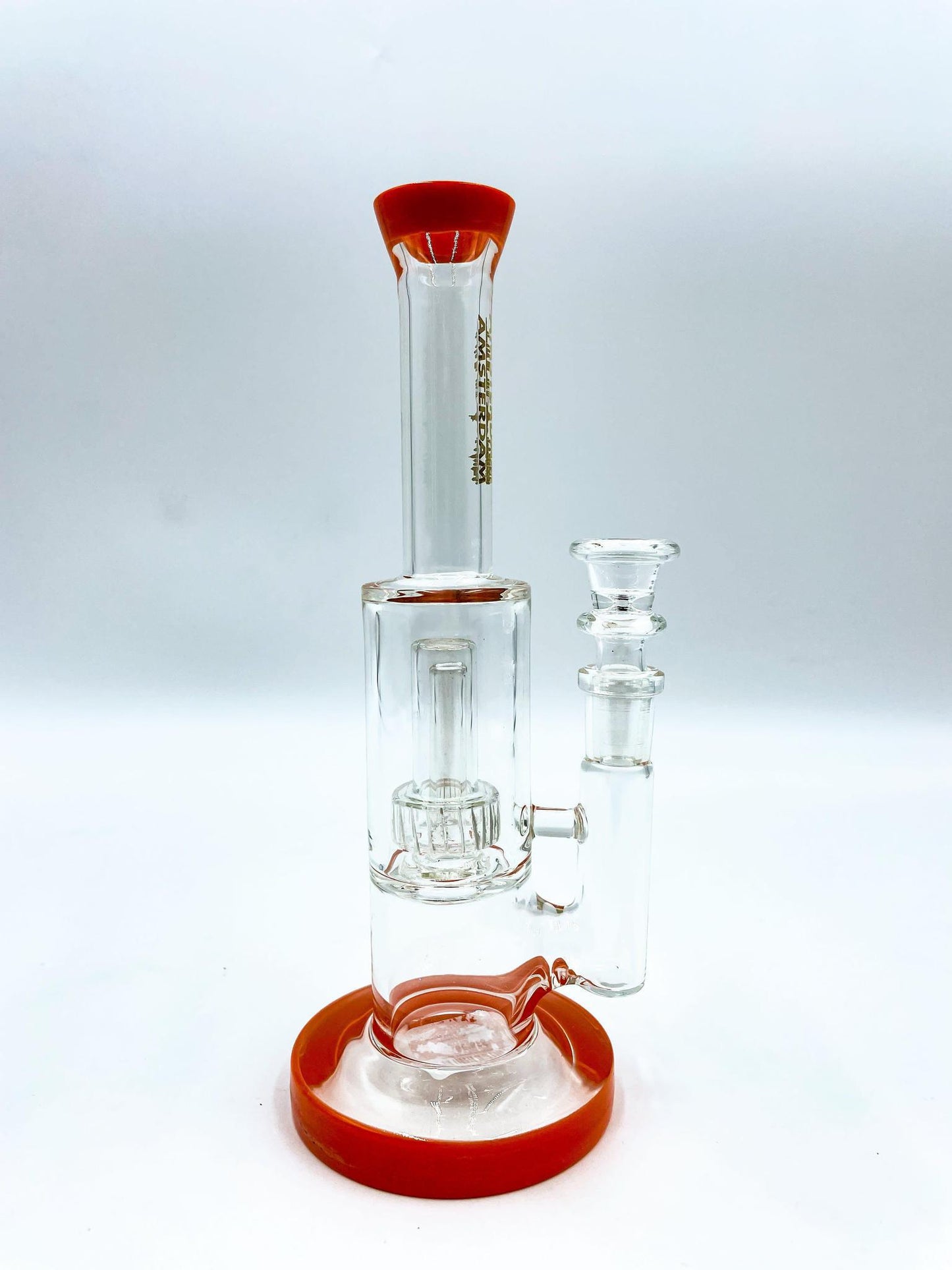 Amsterdam Glass Matrix Water Pipe - 8"