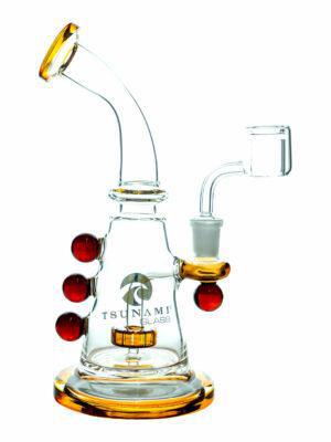 Tsunami Concentrate Rig Showerhead Marble - 9"