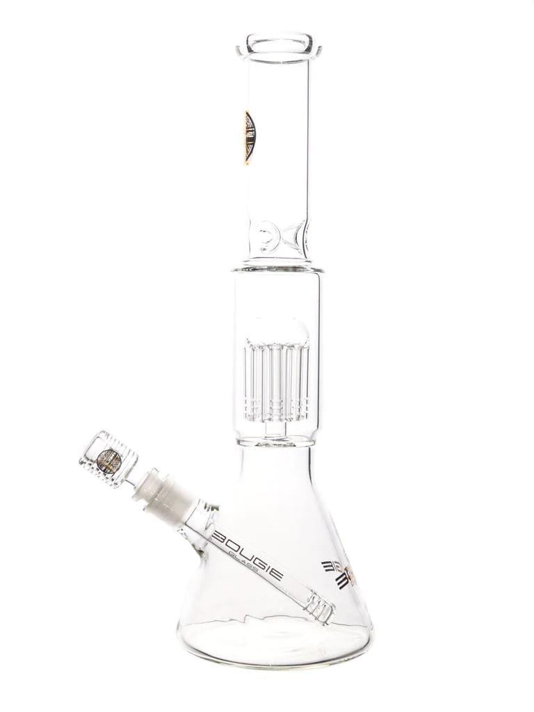 Bougie Glass - Tree Perc Beaker Water Pipe ( 15" )