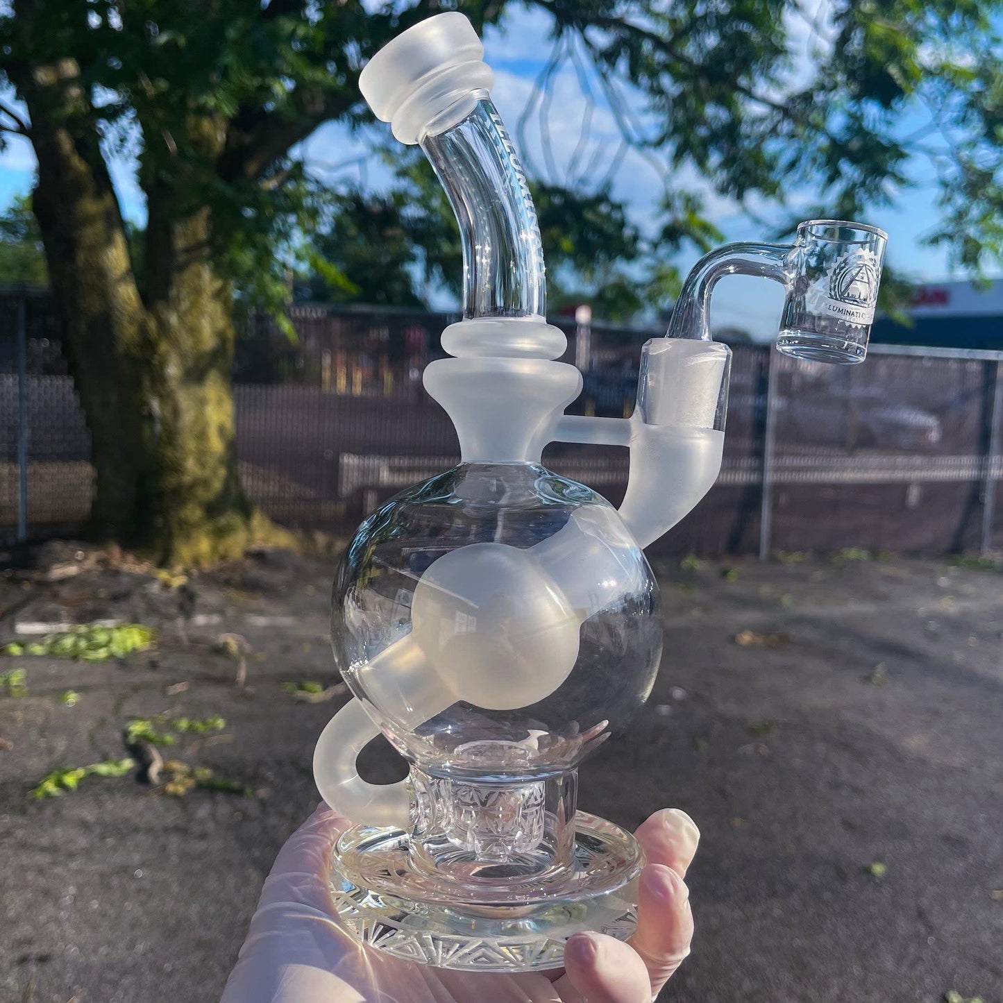 Fully Sandblasted Ball Rig - 9"