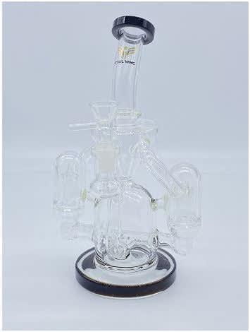 Star Wing Globe Water Pipe - 7"
