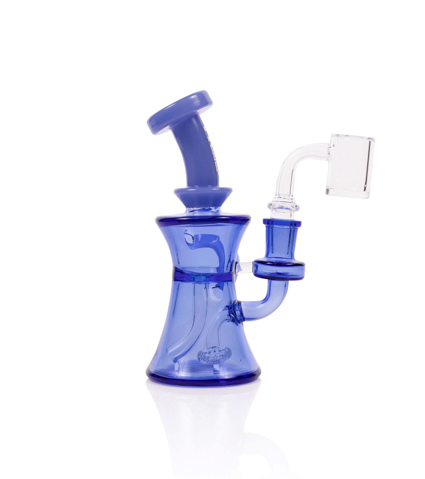 MK100 Glass Mini Flow Recycler Rig - 6"