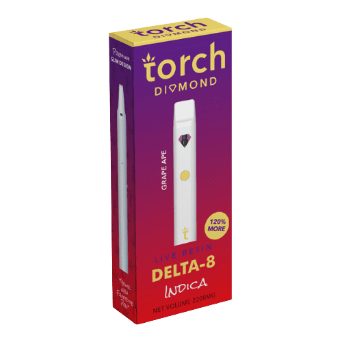 Torch Diamond Live Resin Delta 8 Disposable - 2200mg