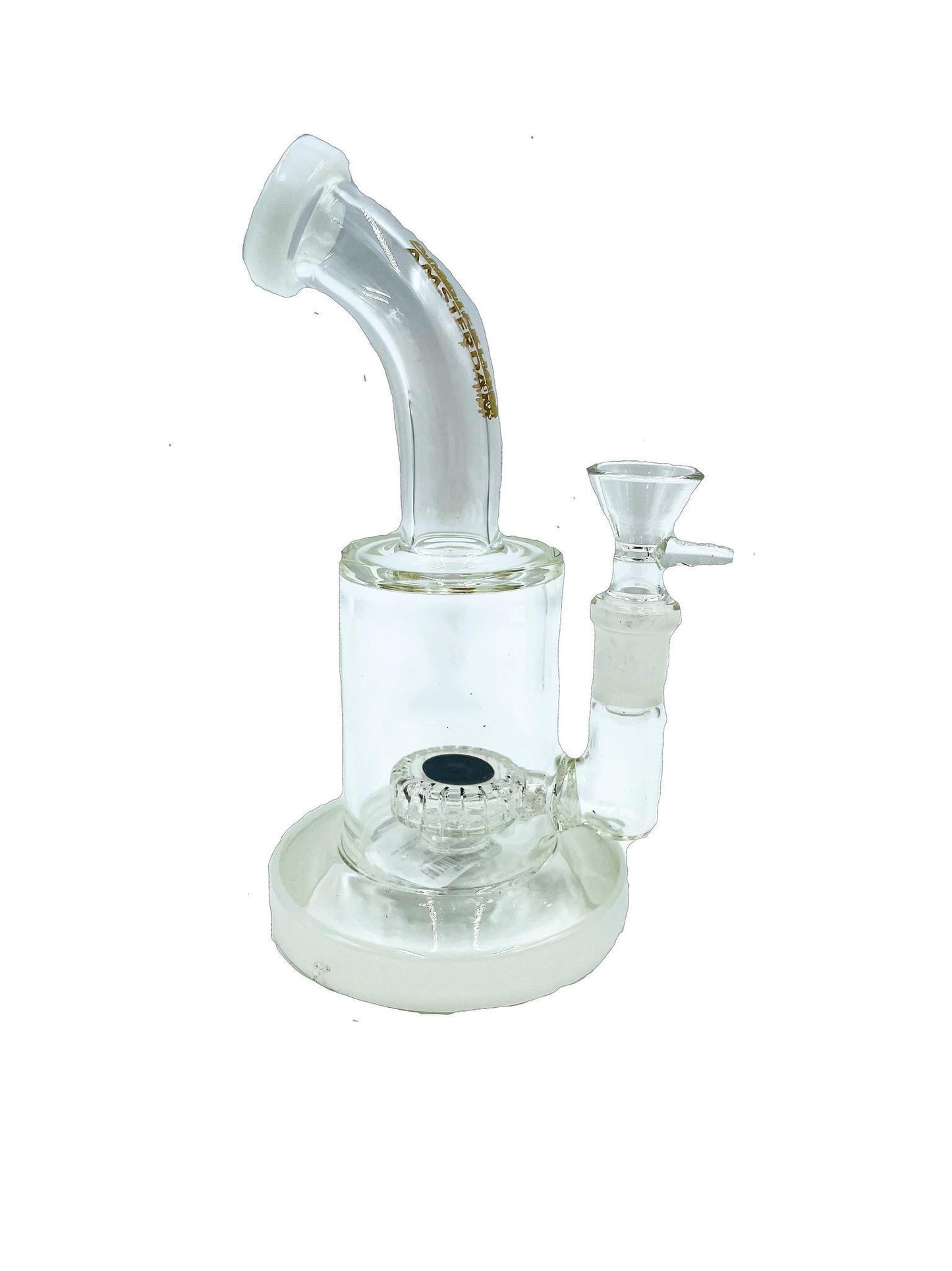 Amsterdam Glass Hanger w/ Can Perc Water Pipe - 7"