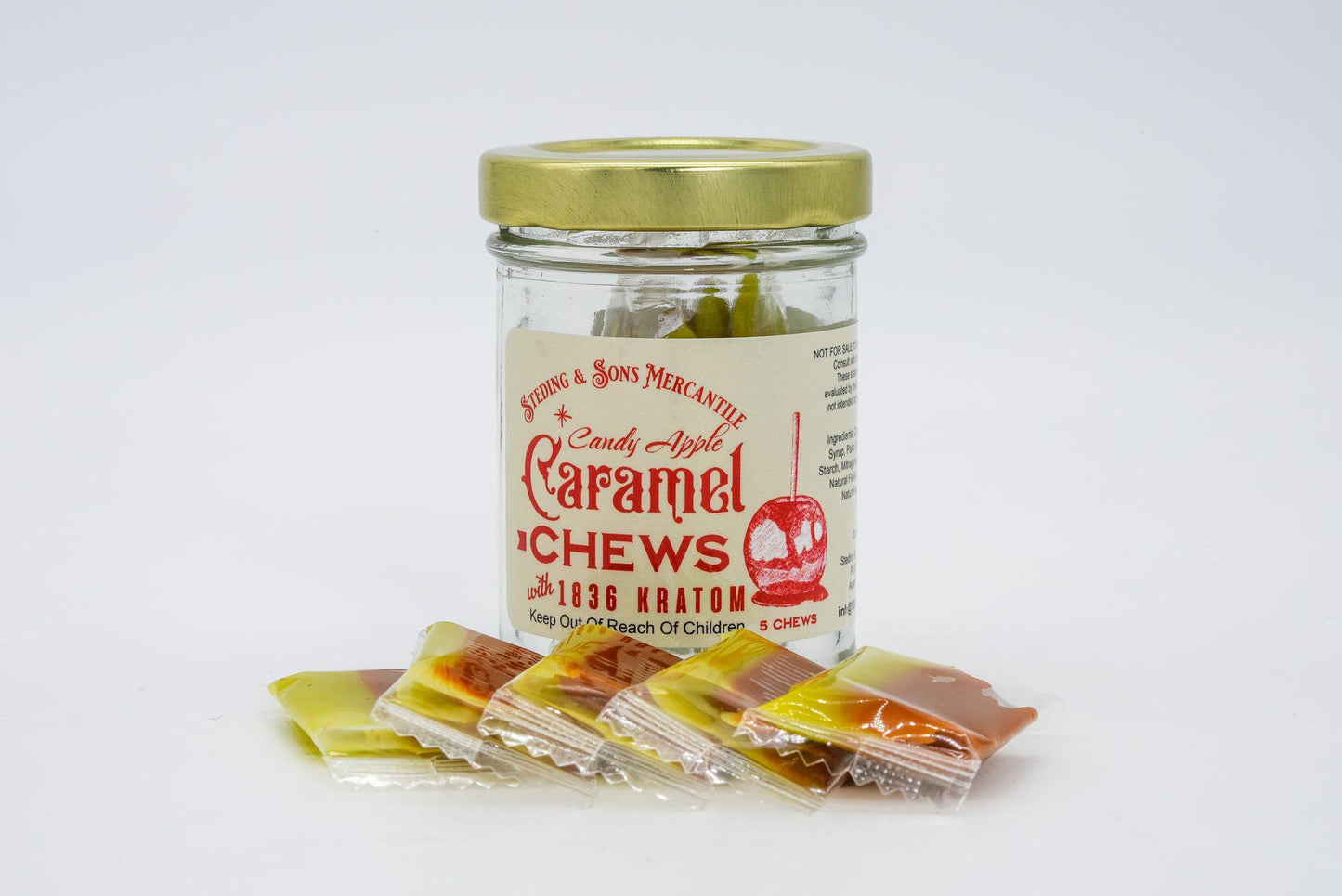 1836 Kratom Caramel Chews