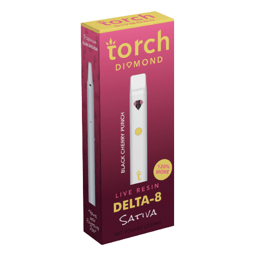 Torch Diamond Live Resin Delta 8 Disposable - 2200mg