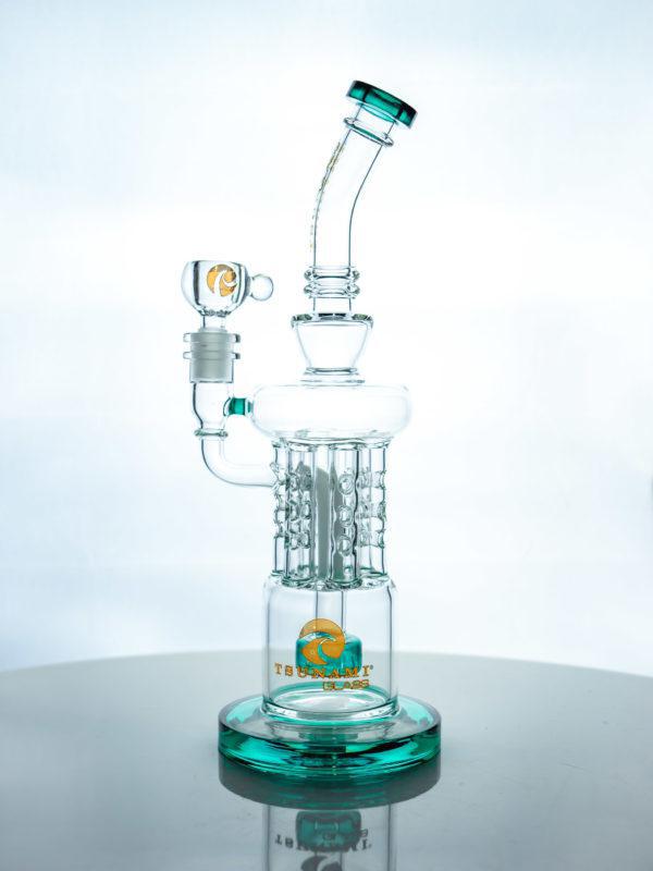 Tsunami Showerhead Rod Perc Recycler - 12"