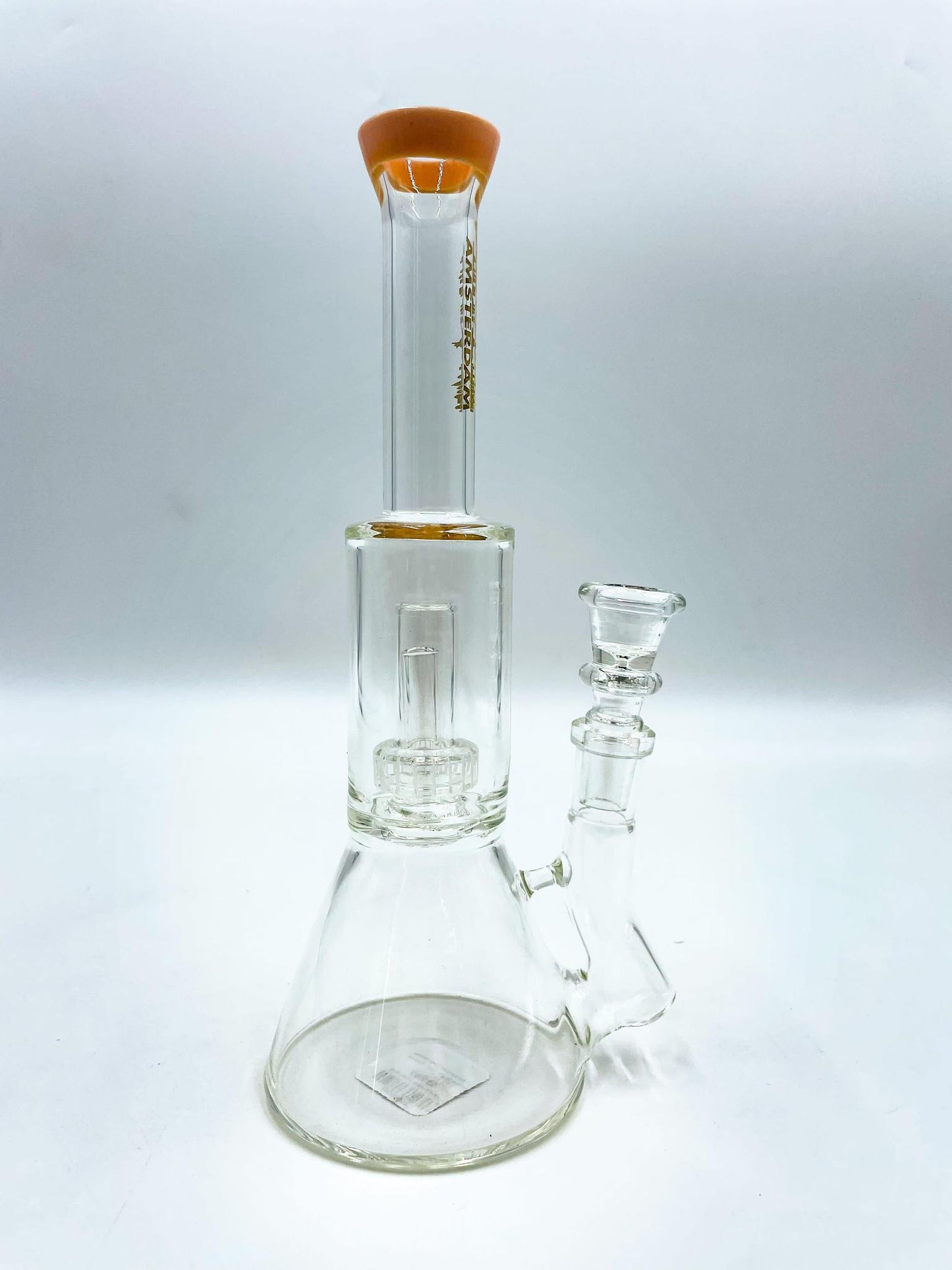 Amsterdam Glass Matrix Beaker Water Pipe - 8"