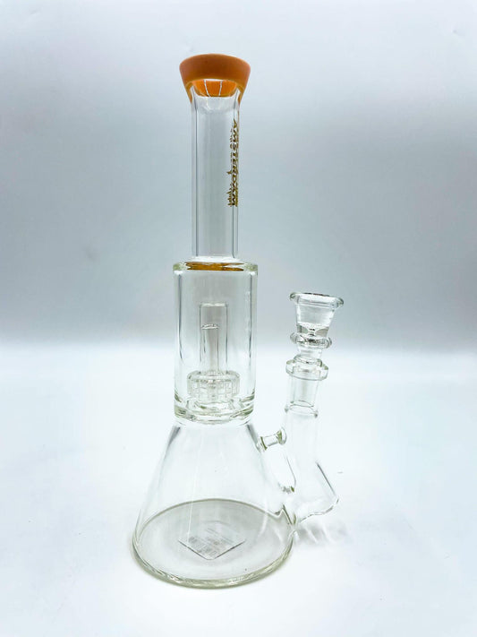 Amsterdam Glass Matrix Beaker Water Pipe - 8"