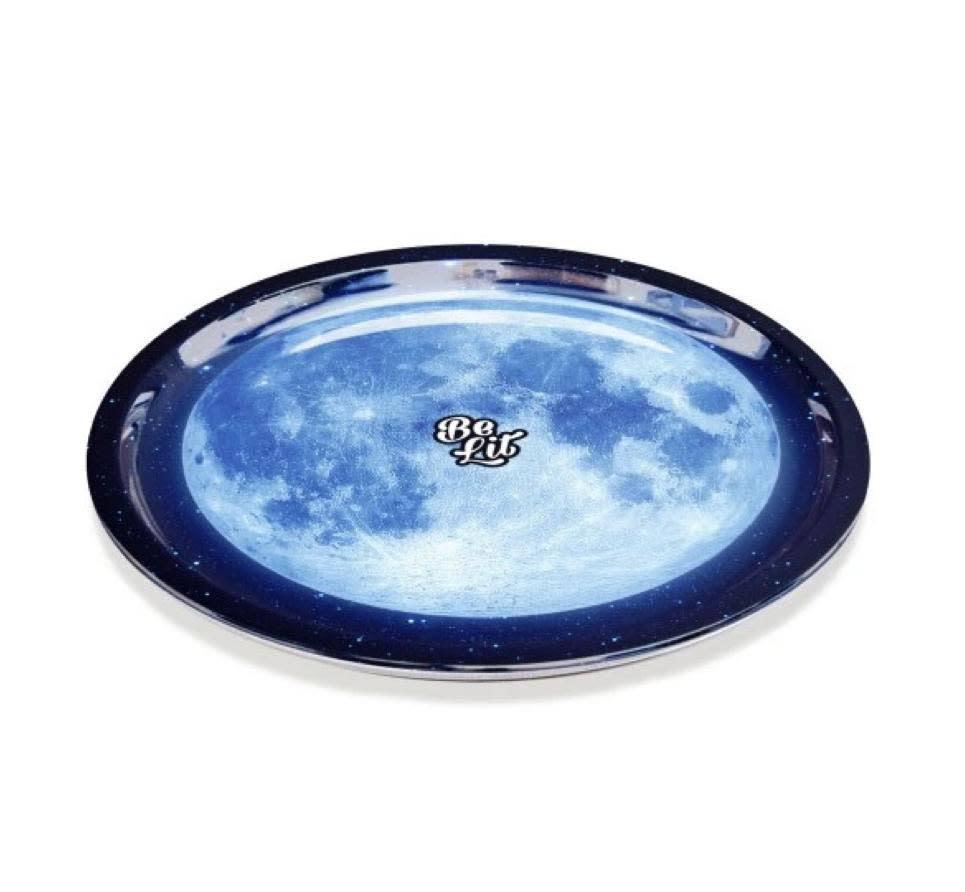 Be Lit Rolling Tray - Round