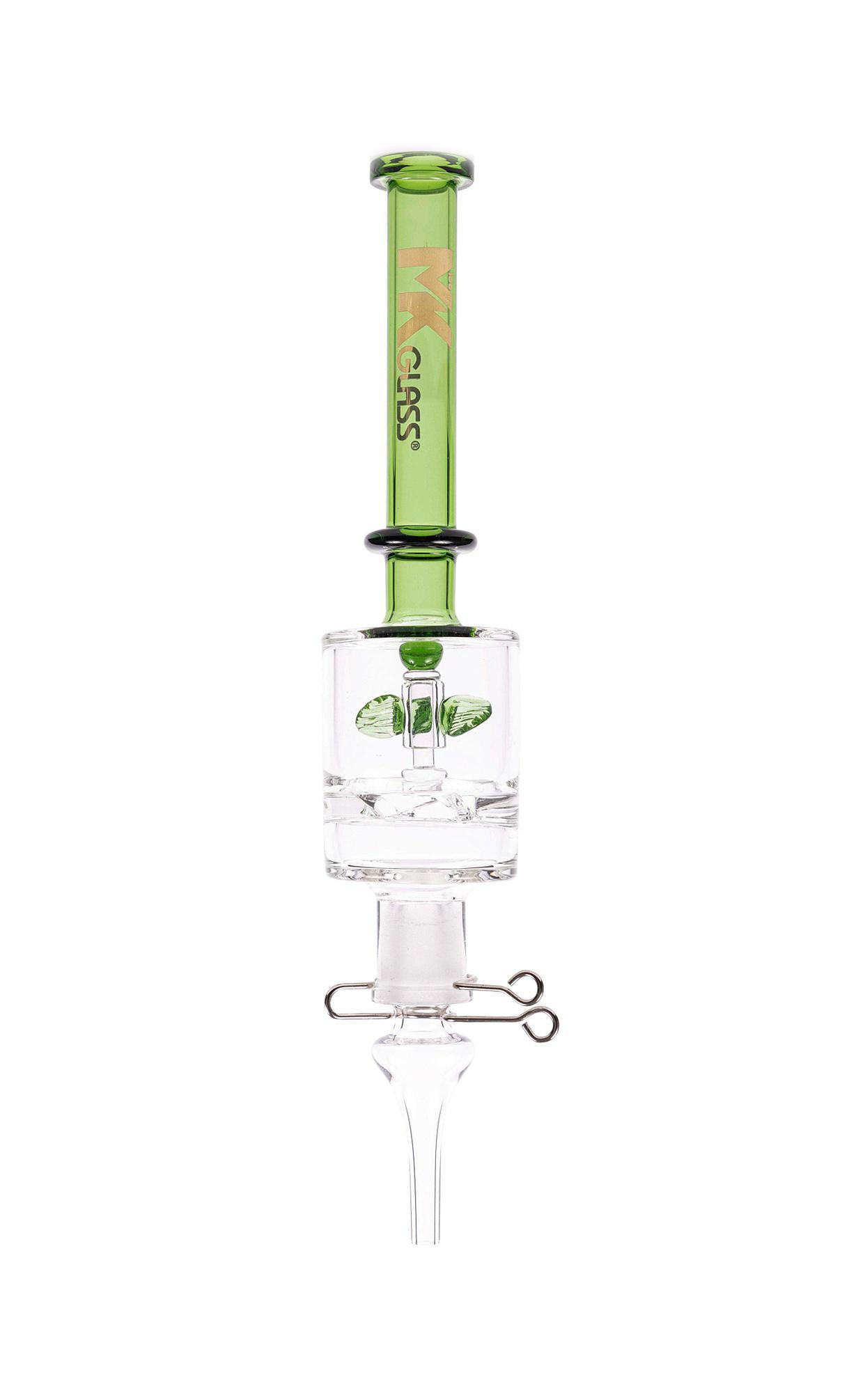 MK100 Glass Dry Tornado Nectar Collector Set - 8"