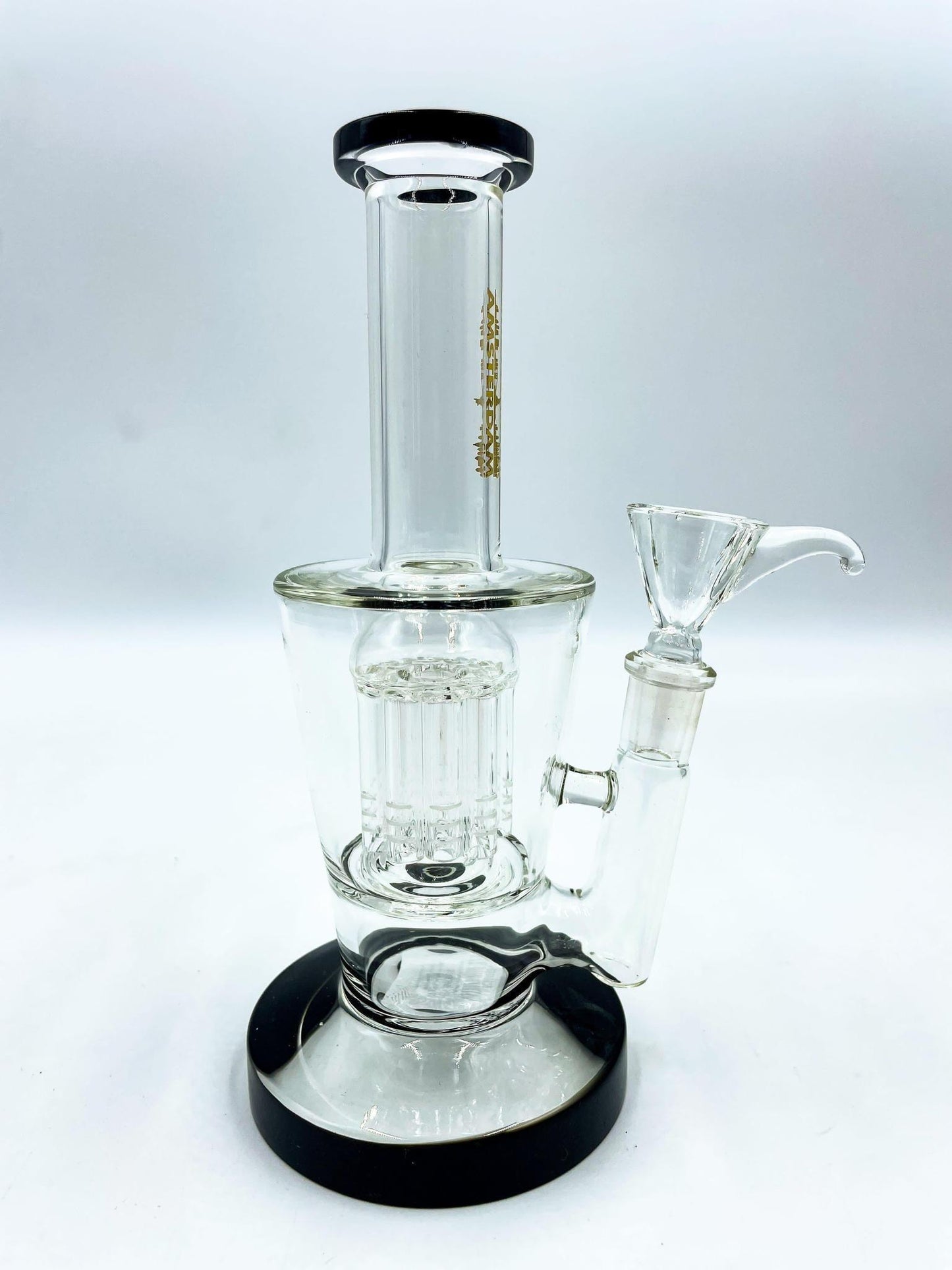 Amsterdam Glass Single Tree Perc Water Pipe - 8.5"