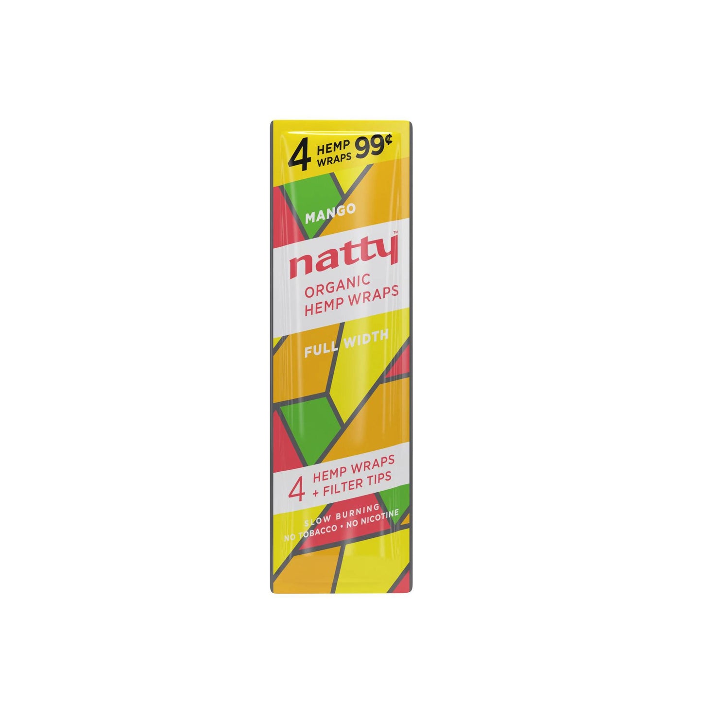 Natty Organic Hemp Wraps (Full Width) - 4 for $0.99