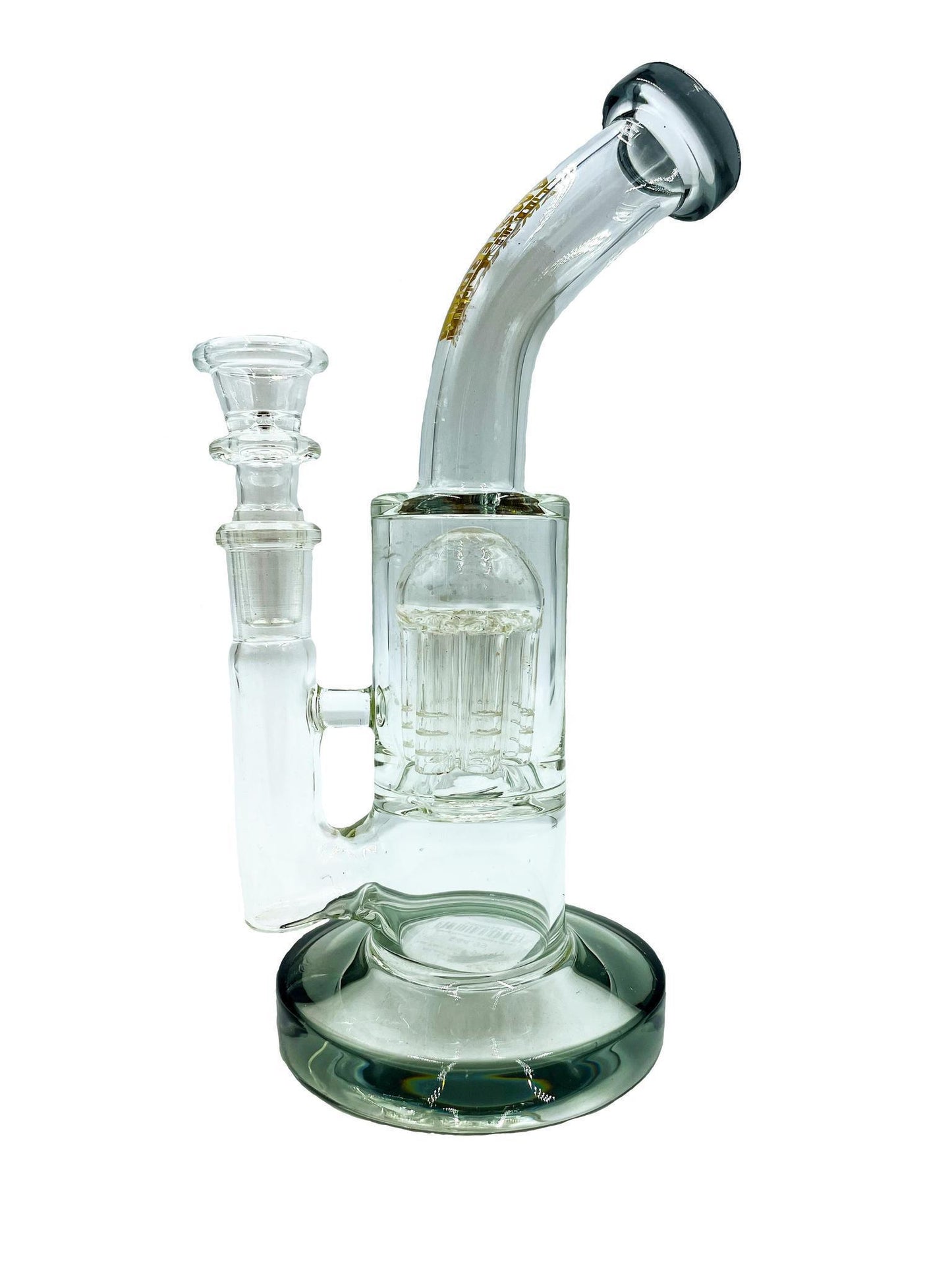 Amsterdam Glass Bent Tree Perc Water Pipe - 8"