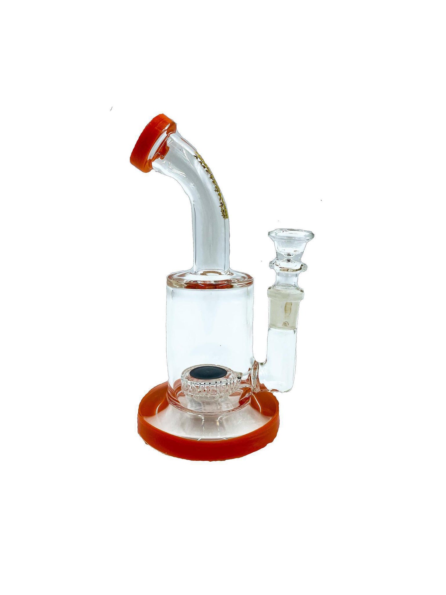 Amsterdam Glass Hanger w/ Can Perc Water Pipe - 7"
