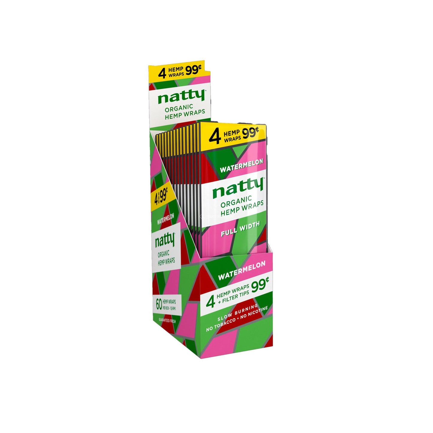 Natty Organic Hemp Wraps (Full Width) - 4 for $0.99