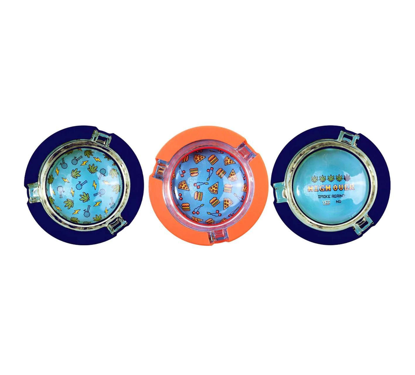 Ugly House Silicone & Glass Ashtray
