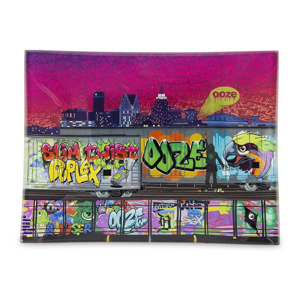 Ooze Shatter Resistant Glass Rolling Trays