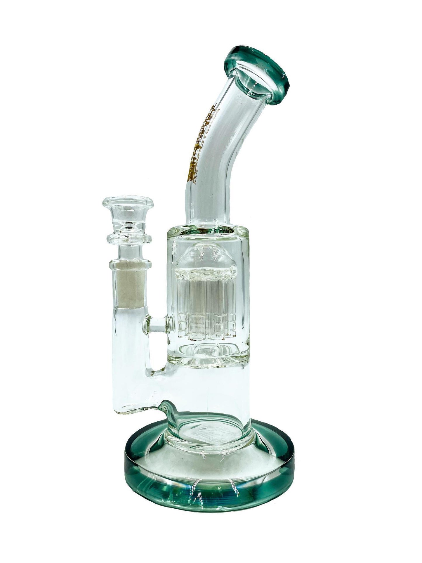 Amsterdam Glass Bent Tree Perc Water Pipe - 8"