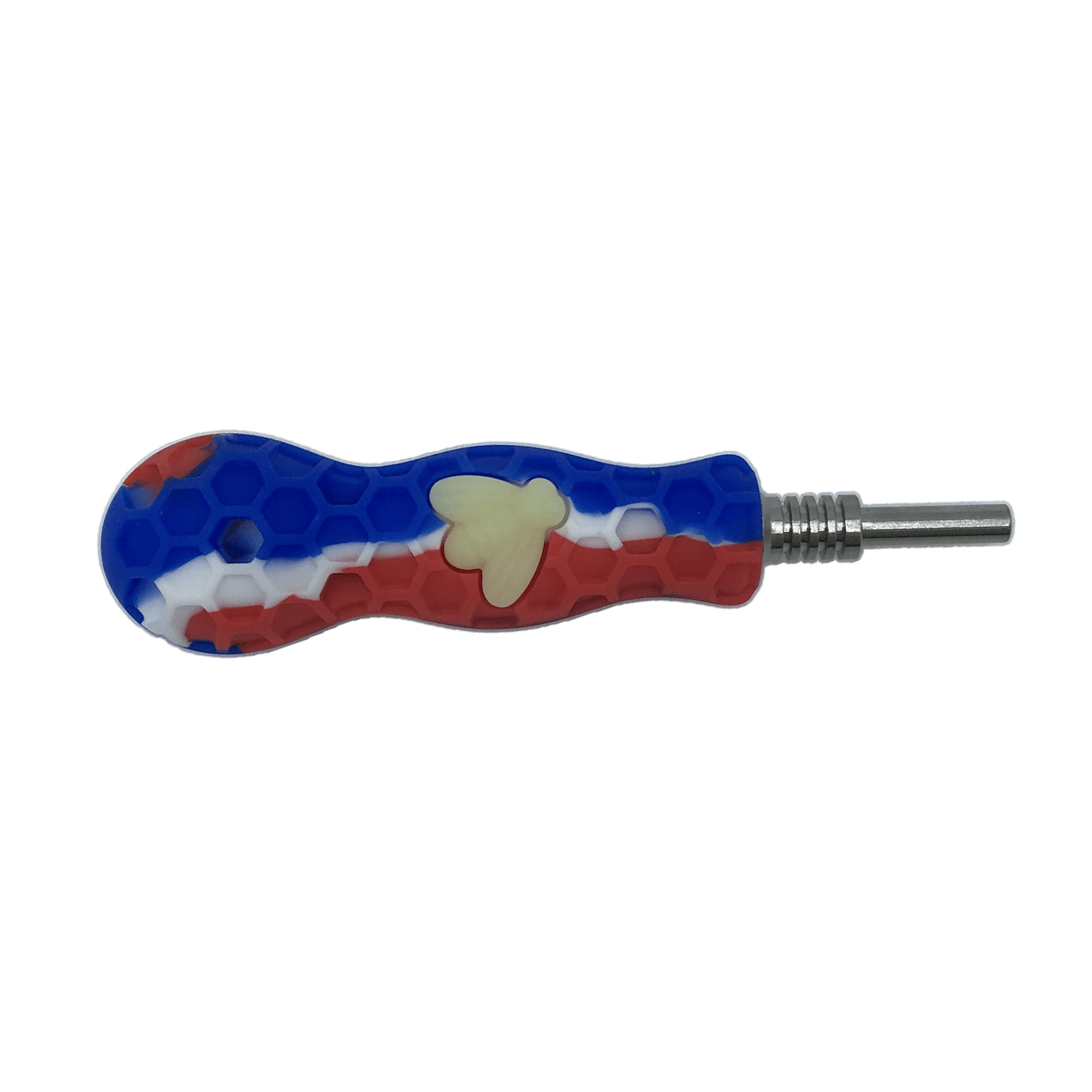 Silicone UV Honeybee Vapor Straw - 4"